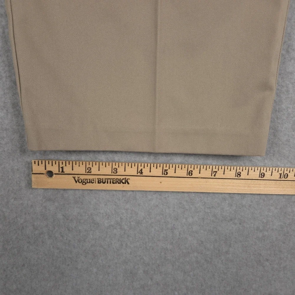 Dockers D3 Mens 38x29 Beige Khaki Flat Front Casual Chino Pants School